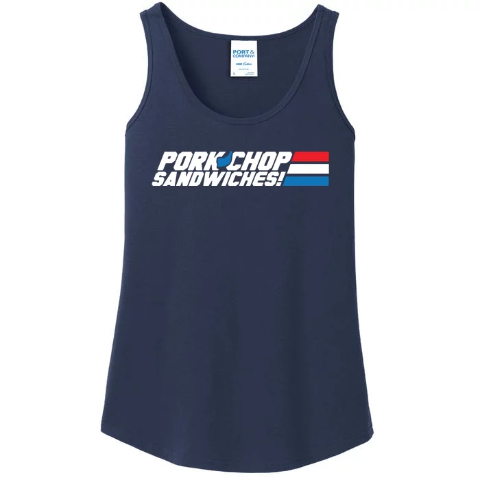 Pork Chop Sandwiches Ladies Essential Tank