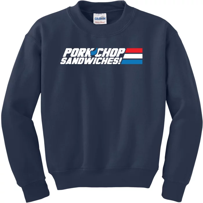 Pork Chop Sandwiches Kids Sweatshirt