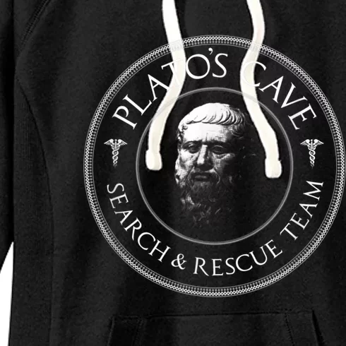 Plato's Cave Search & Rescue Team Philosophy Women's Fleece Hoodie