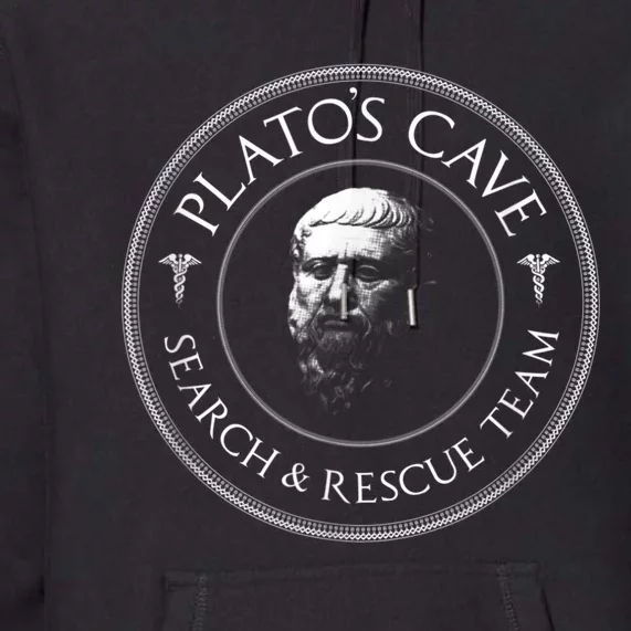 Plato's Cave Search & Rescue Team Philosophy Premium Hoodie