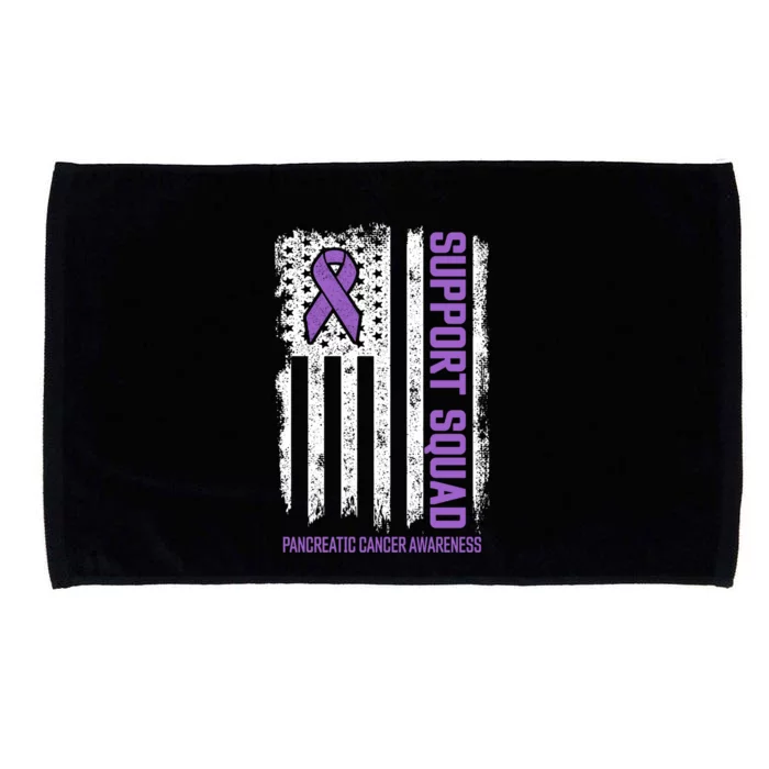 Pancreatic Cancer Support Squad Pancreatic Cancer Awareness Gift Microfiber Hand Towel