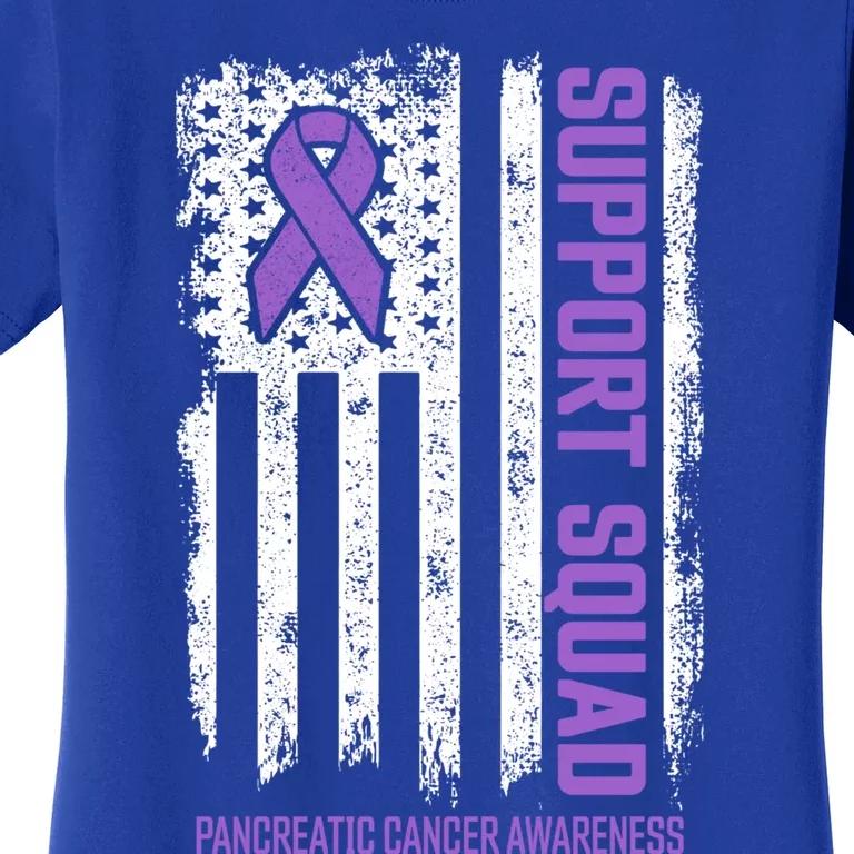 Pancreatic Cancer Support Squad Pancreatic Cancer Awareness Gift Women's T-Shirt