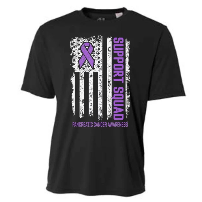 Pancreatic Cancer Support Squad Pancreatic Cancer Awareness Cooling Performance Crew T-Shirt