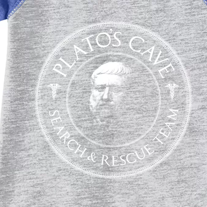 Plato's Cave Search And Rescue Team Funny Philosopher Gift Infant Baby Jersey Bodysuit