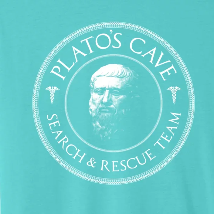 Plato's Cave Search And Rescue Team Funny Philosopher Gift ChromaSoft Performance T-Shirt