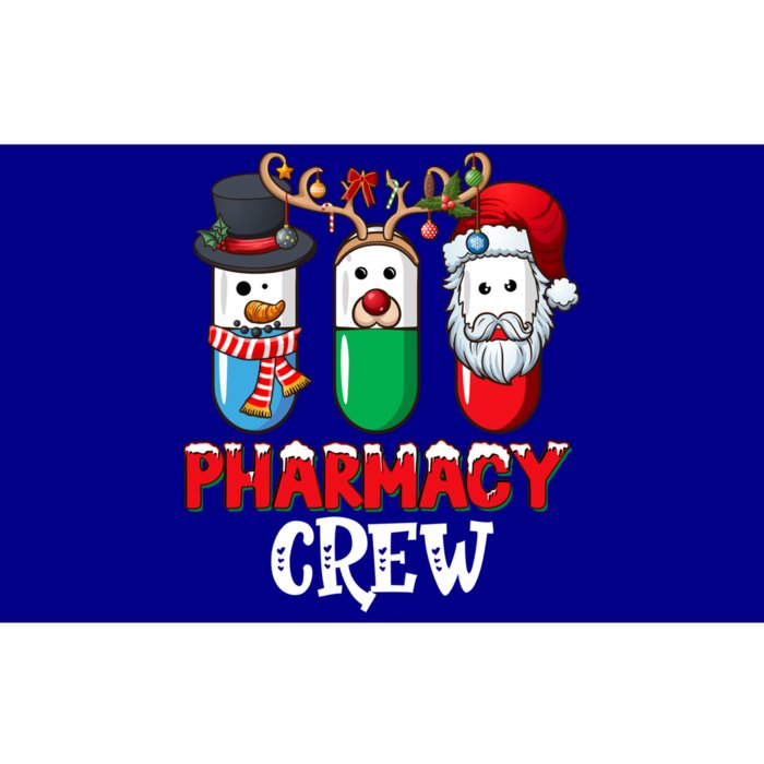 Pharmacy Crew Santa Claus Pills Pharmacist Christmas Pajama Gift Bumper Sticker