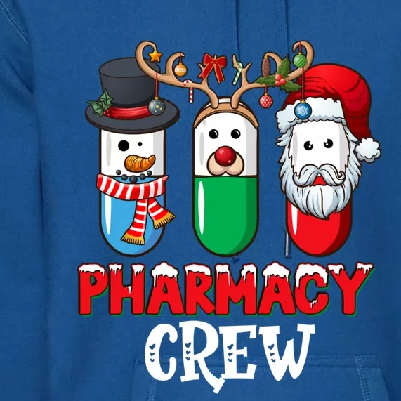 Pharmacy Crew Santa Claus Pills Pharmacist Christmas Pajama Gift Premium Hoodie