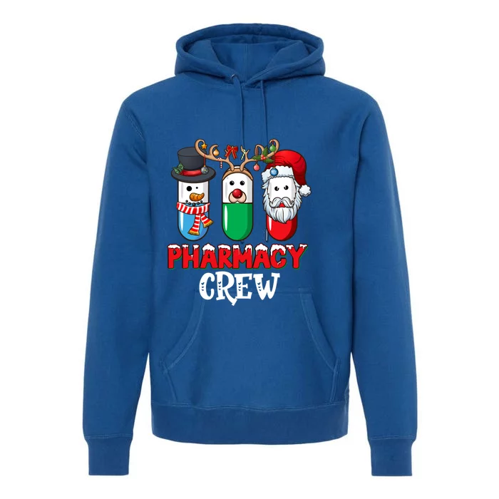 Pharmacy Crew Santa Claus Pills Pharmacist Christmas Pajama Gift Premium Hoodie