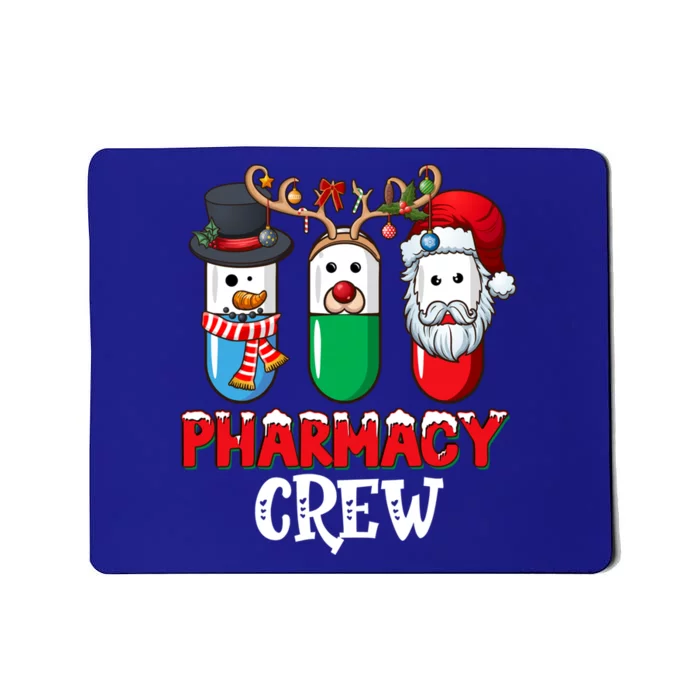 Pharmacy Crew Santa Claus Pills Pharmacist Christmas Pajama Gift Mousepad