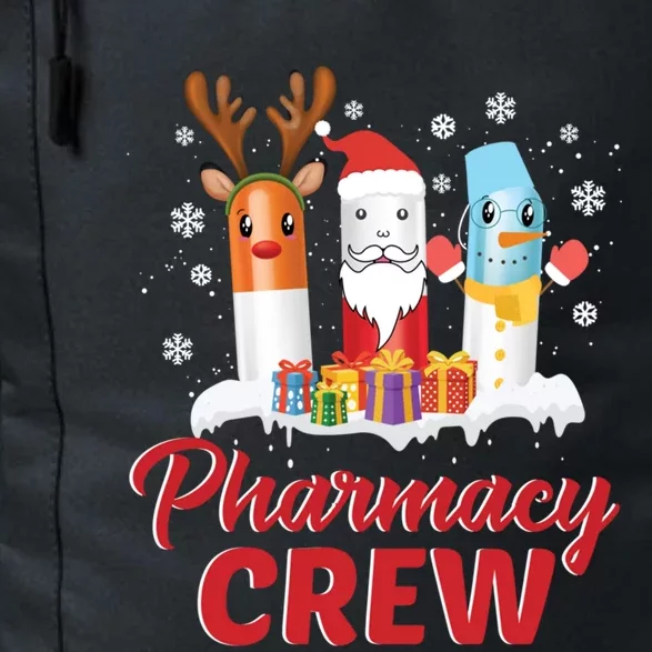 Pharmacy Crew Santa Claus Reindeer Pill Xmas Pharmacist Gift Daily Commute Backpack