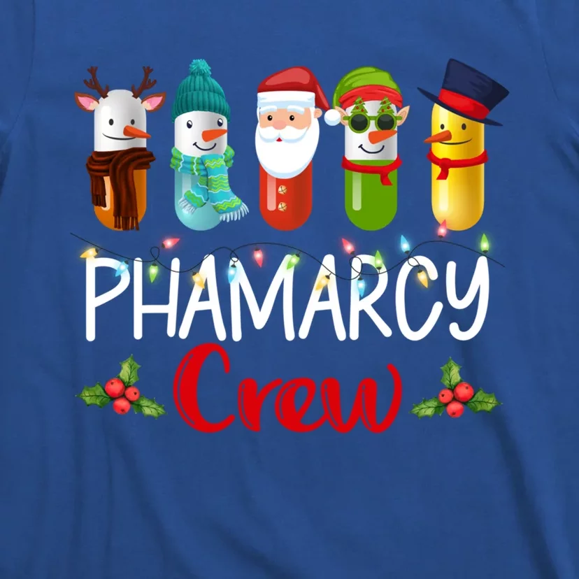 Pharmacy Crew Santa Reindeer Pharmacist Technician Christmas Meaningful Gift T-Shirt