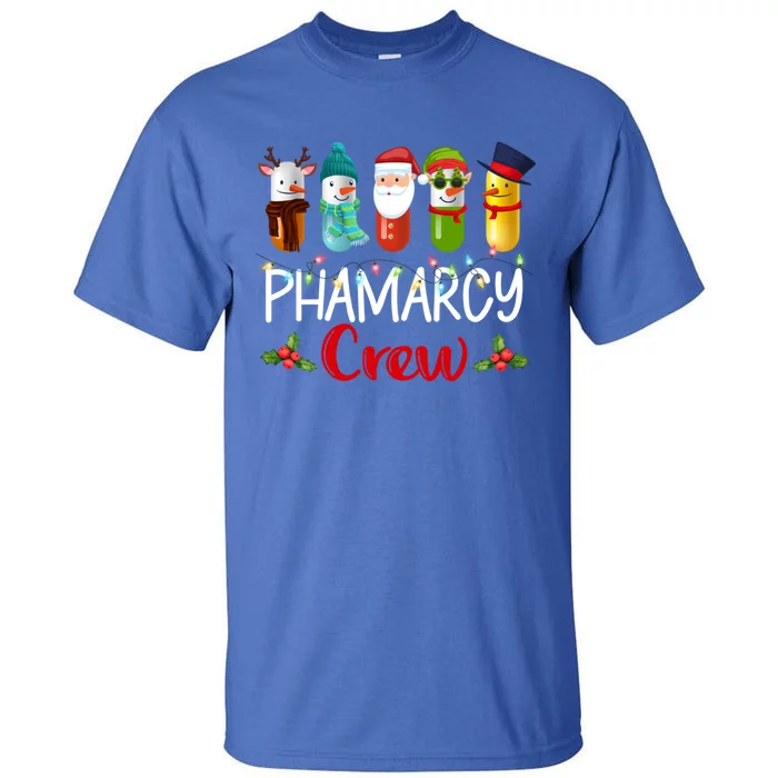 Pharmacy Crew Santa Reindeer Pharmacist Technician Christmas Meaningful Gift Tall T-Shirt