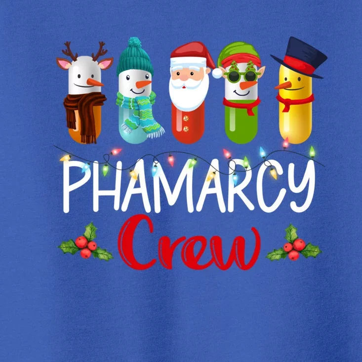 Pharmacy Crew Santa Reindeer Pharmacist Technician Christmas Meaningful Gift Toddler T-Shirt