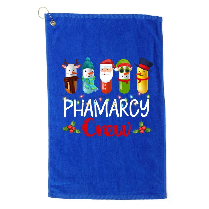 Pharmacy Crew Santa Reindeer Pharmacist Technician Christmas Meaningful Gift Platinum Collection Golf Towel