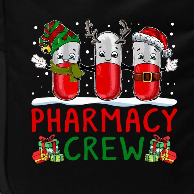 Pharmacy Crew Santa Xmas Pharmacy Tech Christmas Pajama Gift Impact Tech Backpack