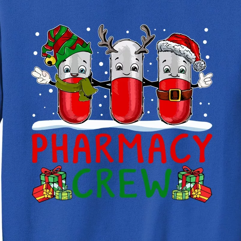 Pharmacy Crew Santa Xmas Pharmacy Tech Christmas Pajama Gift Sweatshirt