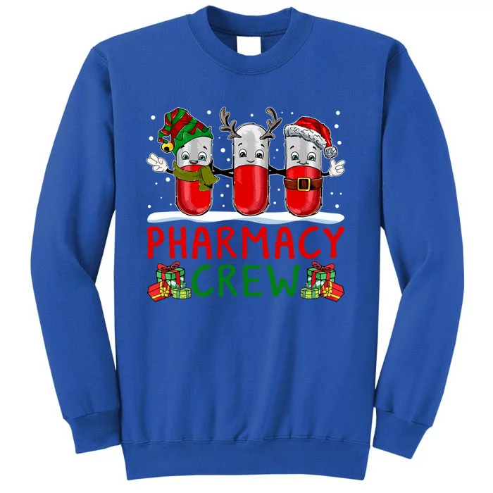 Pharmacy Crew Santa Xmas Pharmacy Tech Christmas Pajama Gift Sweatshirt