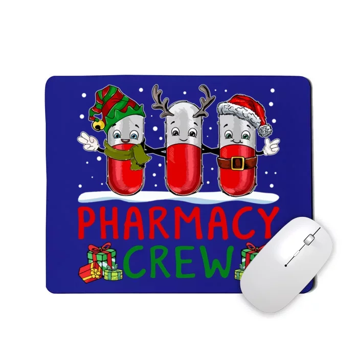 Pharmacy Crew Santa Xmas Pharmacy Tech Christmas Pajama Gift Mousepad