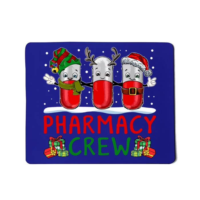 Pharmacy Crew Santa Xmas Pharmacy Tech Christmas Pajama Gift Mousepad