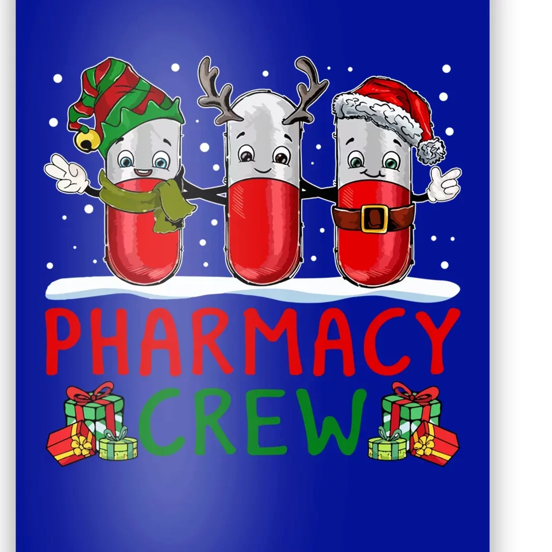 Pharmacy Crew Santa Xmas Pharmacy Tech Christmas Pajama Gift Poster