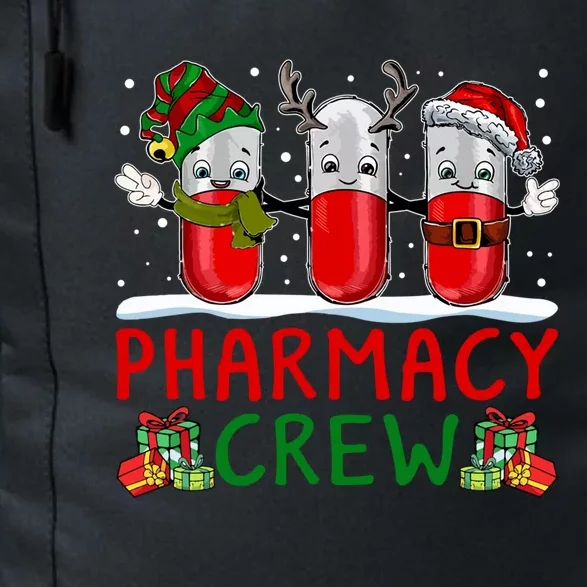 Pharmacy Crew Santa Xmas Pharmacy Tech Christmas Pajama Gift Daily Commute Backpack