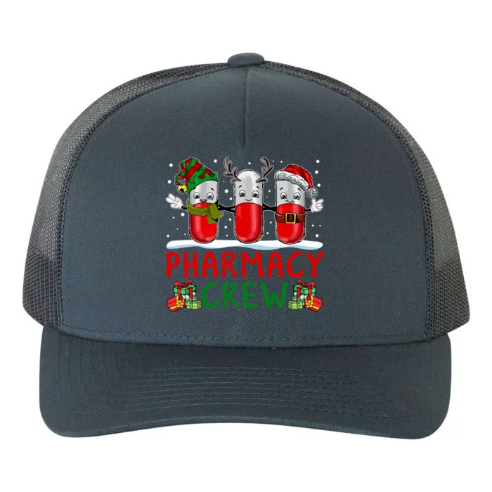 Pharmacy Crew Santa Xmas Pharmacy Tech Christmas Pajama Gift Yupoong Adult 5-Panel Trucker Hat