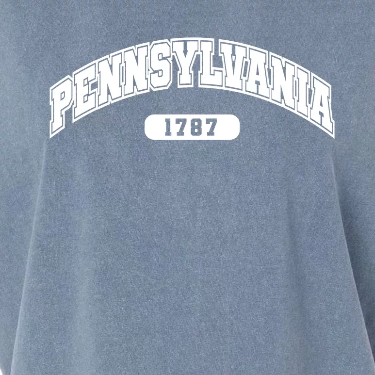 Pennsylvania Collegiate Style 1787 Garment-Dyed Women's Muscle Tee