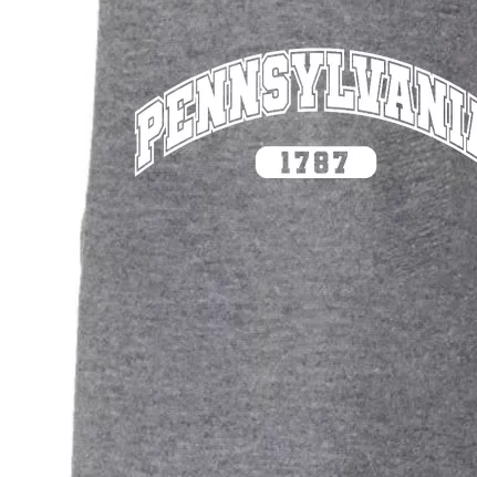 Pennsylvania Collegiate Style 1787 Doggie 3-End Fleece Hoodie