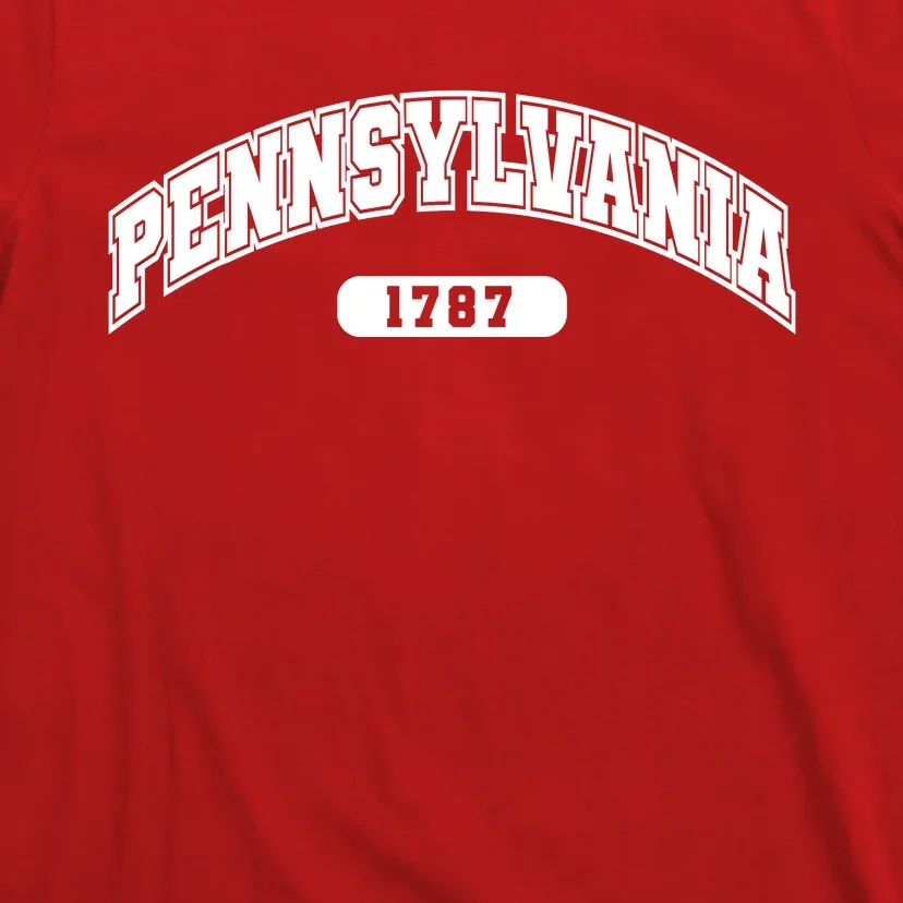 Pennsylvania Collegiate Style 1787 T-Shirt