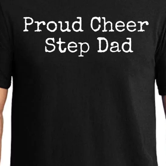 Proud Cheer Step Dad Gift Pajama Set