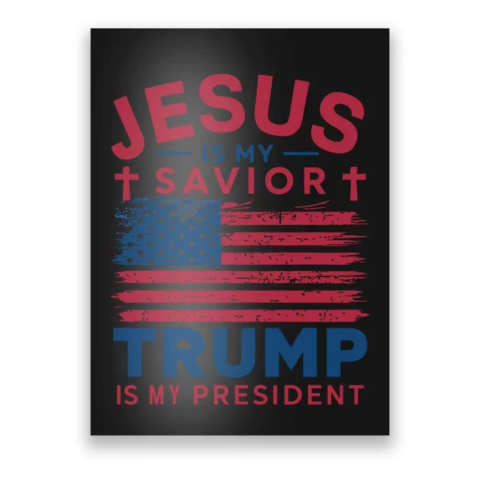 Patriotic Christian Support Graphic Poster