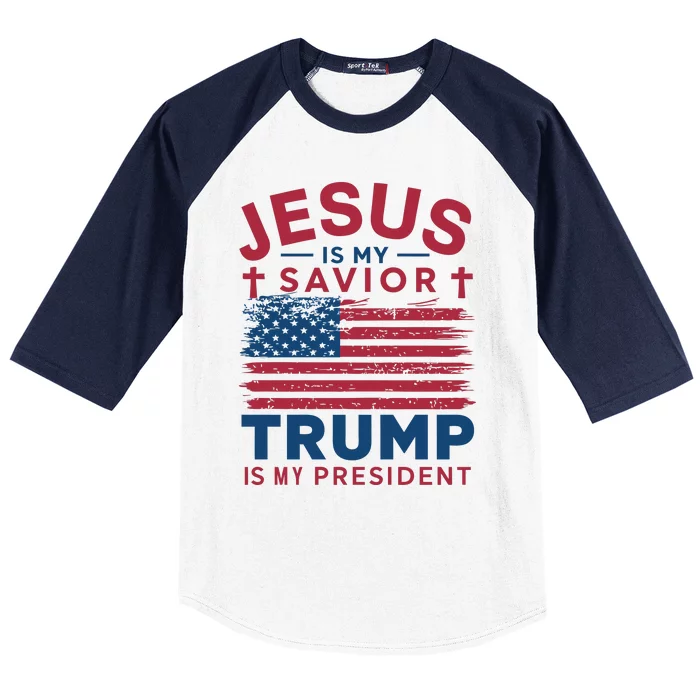 Patriotic Christian Support Graphic Baseball Sleeve Shirt