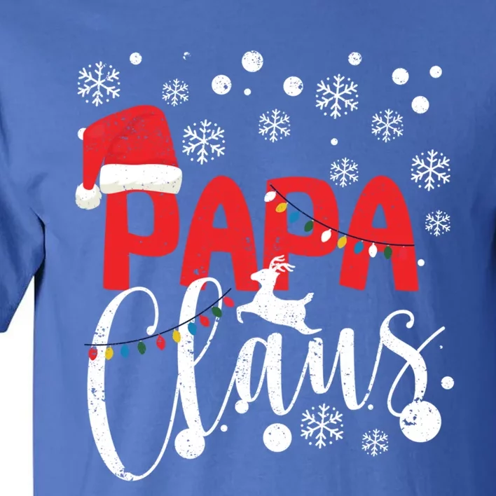 Papa Claus Santa Matching Family Christmas Pajamas Xmas Dad Great Gift Tall T-Shirt