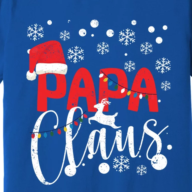 Papa Claus Santa Matching Family Christmas Pajamas Xmas Dad Great Gift Premium T-Shirt