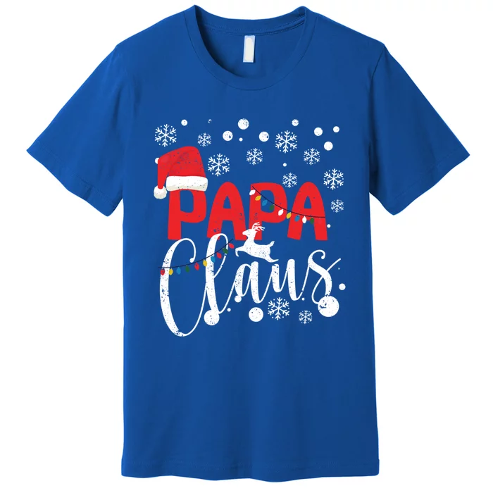 Papa Claus Santa Matching Family Christmas Pajamas Xmas Dad Great Gift Premium T-Shirt