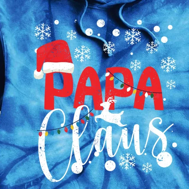 Papa Claus Santa Matching Family Christmas Pajamas Xmas Dad Great Gift Tie Dye Hoodie