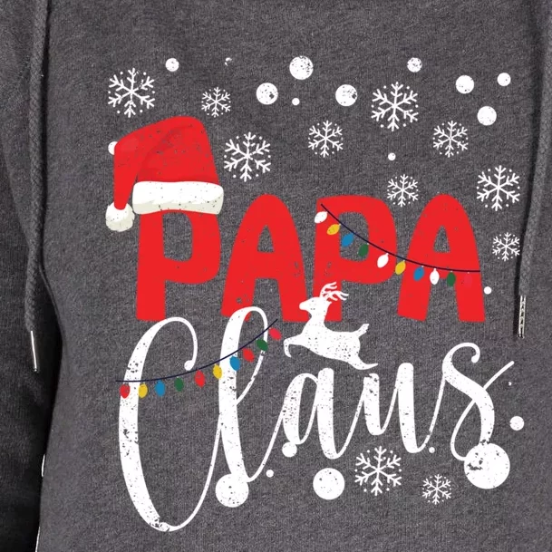 Papa Claus Santa Matching Family Christmas Pajamas Xmas Dad Great Gift Womens Funnel Neck Pullover Hood