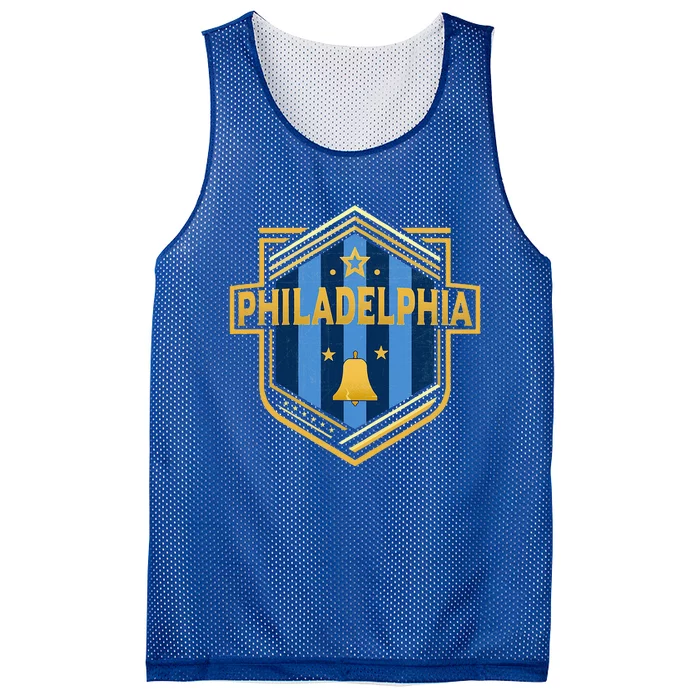 PHILADELPHIA  City Shield Badge  DESIGNER EDITION Mesh Reversible Basketball Jersey Tank