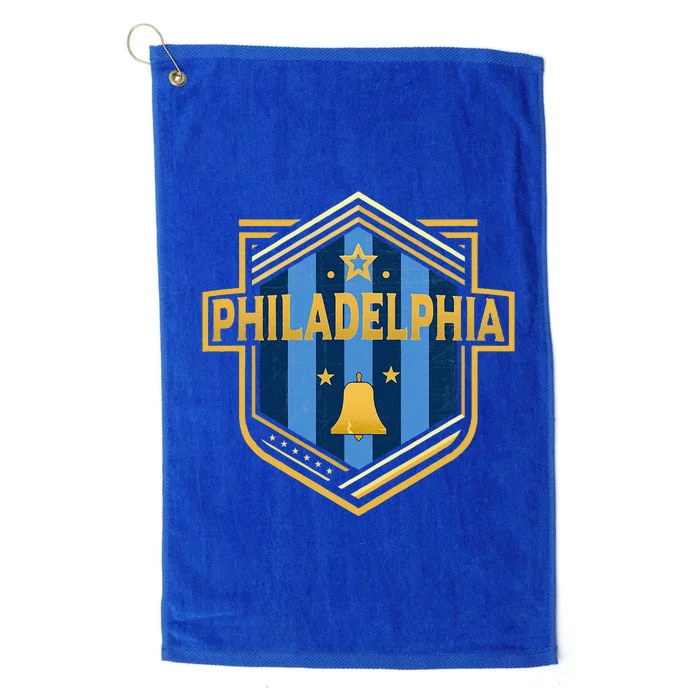 PHILADELPHIA  City Shield Badge  DESIGNER EDITION Platinum Collection Golf Towel