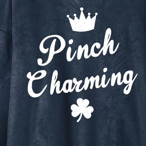 Pinch Charming St Patricks Day Hooded Wearable Blanket