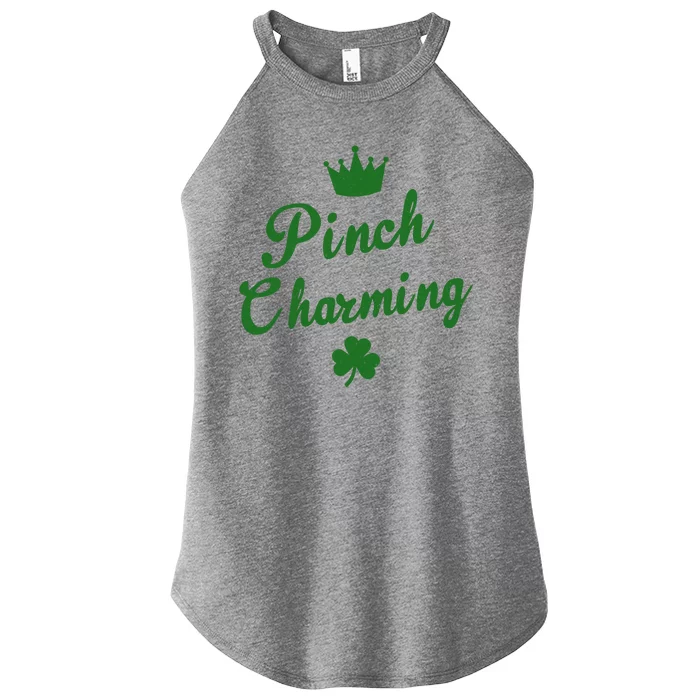 Pinch Charming St Patricks Day Women’s Perfect Tri Rocker Tank