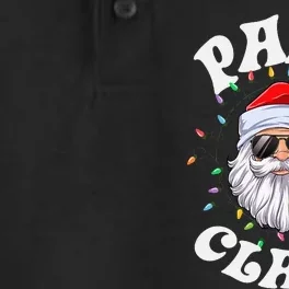 Papa Claus Santa Christmas Dad Family Matching Pajamas Xmas Dry Zone Grid Performance Polo