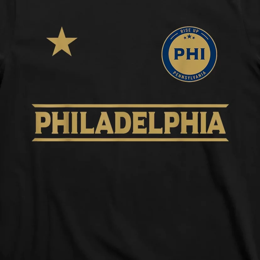 Philadelphia City Star Designer Badge T-Shirt