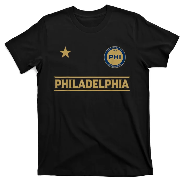 Philadelphia City Star Designer Badge T-Shirt