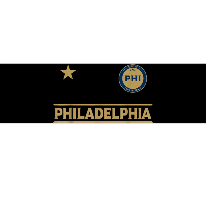 Philadelphia City Star Designer Badge Bumper Sticker