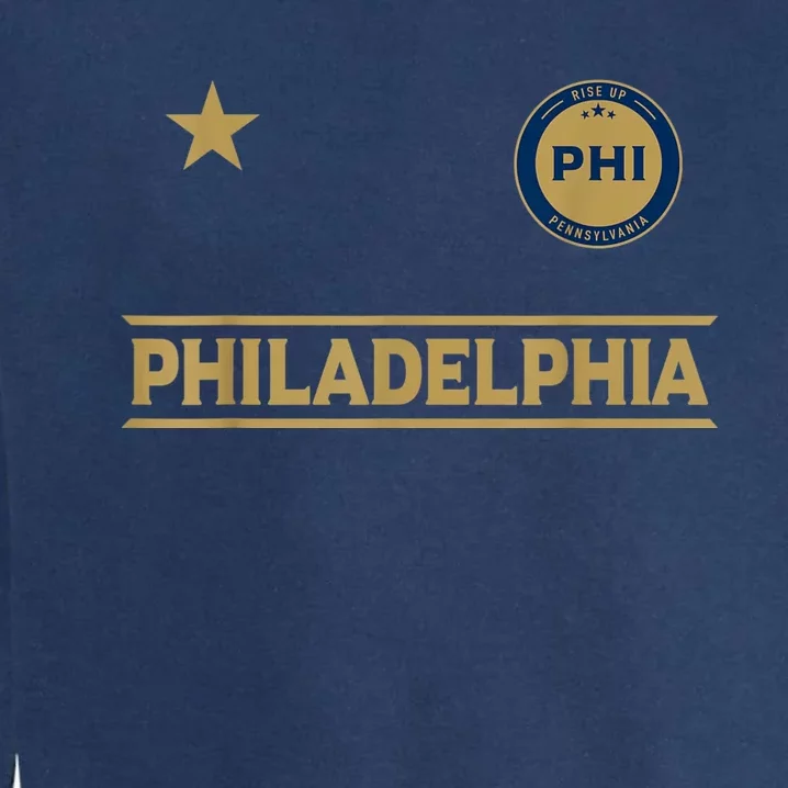 Philadelphia City Star Designer Badge Garment-Dyed Sweatshirt