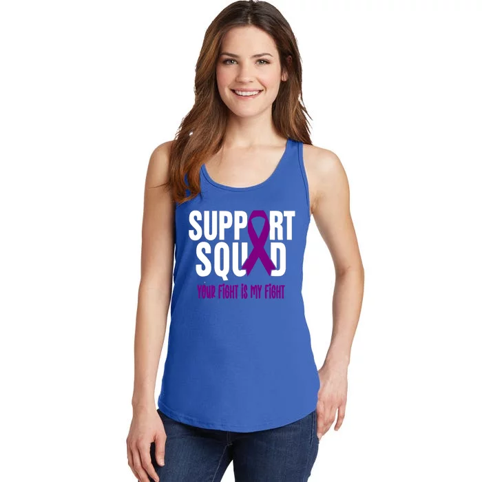 Pancreatic Cancer Support Squad Pancreatic Cancer Awareness Gift Ladies Essential Tank