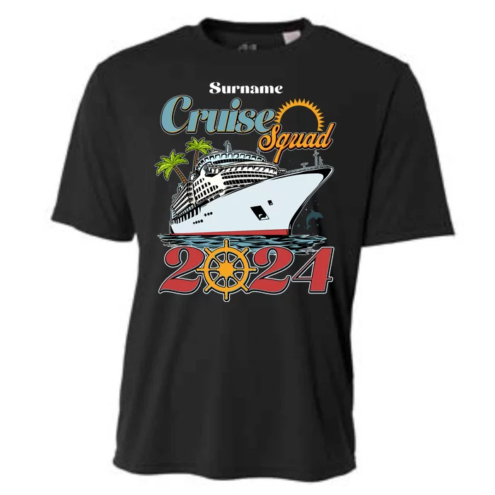 Personalized Cruise Squad Vacation Custom Name 2024 Cooling Performance Crew T-Shirt