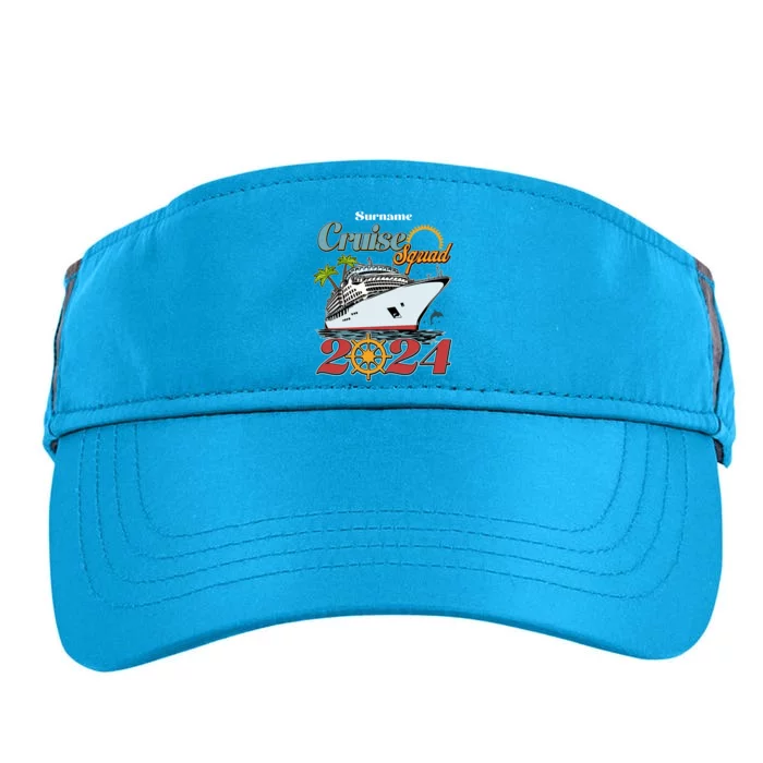 Personalized Cruise Squad Vacation Custom Name 2024 Adult Drive Performance Visor