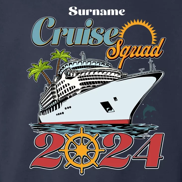 Personalized Cruise Squad Vacation Custom Name 2024 Toddler Hoodie